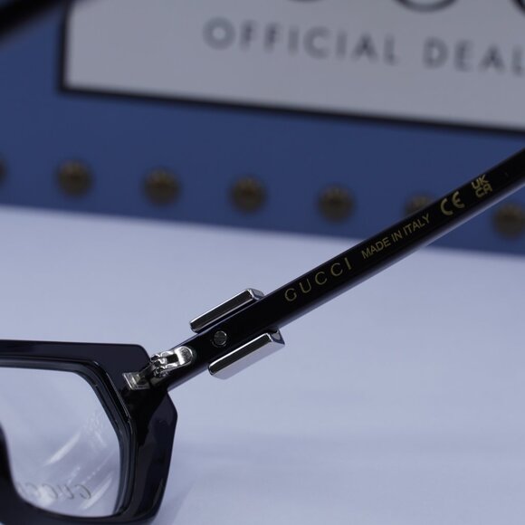 Gucci GG1683O 001 Cat Eye Eyeglasses - Shiny Black 53mm main image 8